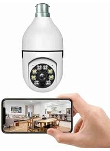 SNARIYOVSN HD Bulb Light Wireless IP Camera Fish Eye 360 Degree Panoramic Mini Lamp IR CCTV Home Security Cloud Camera White Camera41