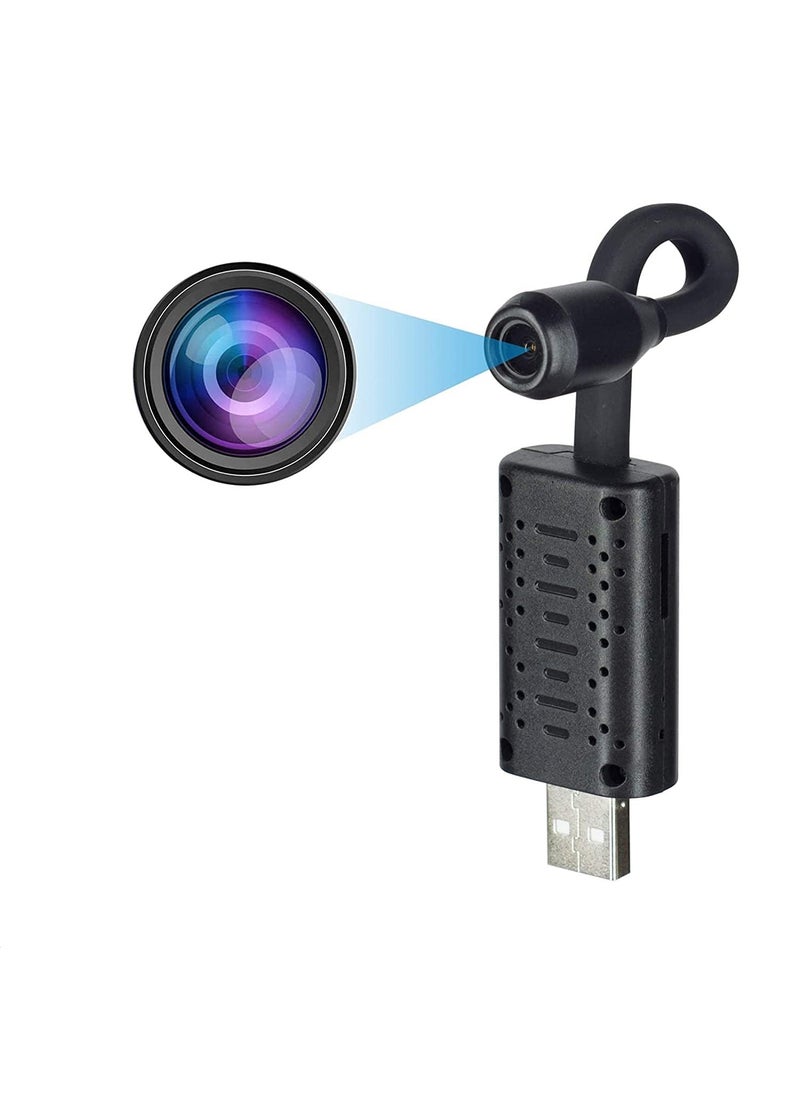 FREDI HD PLUS WiFi Camera Wireless Hd 1080p Hidden Cam Device for Home Office Security Indoor USB Plug Camera Watch Live in Phone App V380 Pro Motion Detection Work 24Hours