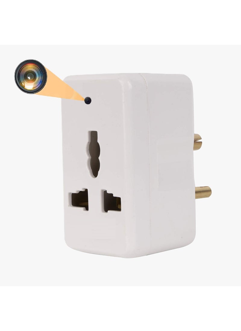 FREDI HD PLUS WiFi Mini Multi Plug Hidden Camera with 32GB MicroSD Card Inbuilt Indoor Security Camera