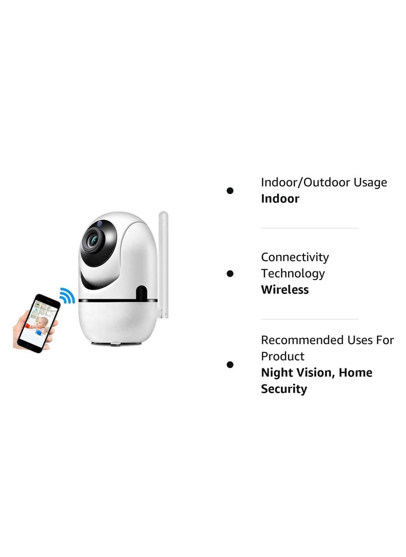 GREENEYE CCTV Camera WIFI Wireless Home Security Camera CCTV Surveillance Camera36MmNtscSingle Camera Full HD 1080P Live Streaming Motion Detector Alarm Night Vision Single Antenna