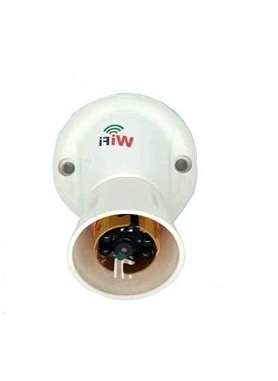 CAMLEIGH Small Holder Camera Night Vision 1080p WiFi Full HD Video Recording Watch Live Anywhere Anytime Holder Camera White