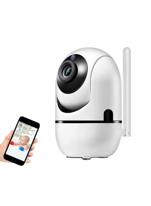 GREENEYE TECHNOLOGY Security Camera CCTV Camera WIFI Wireless Home Security Camera36MmNtscSingle Camera Full HD 1080P Live Streaming Motion Detector Alarm Night Vision Single Antenna