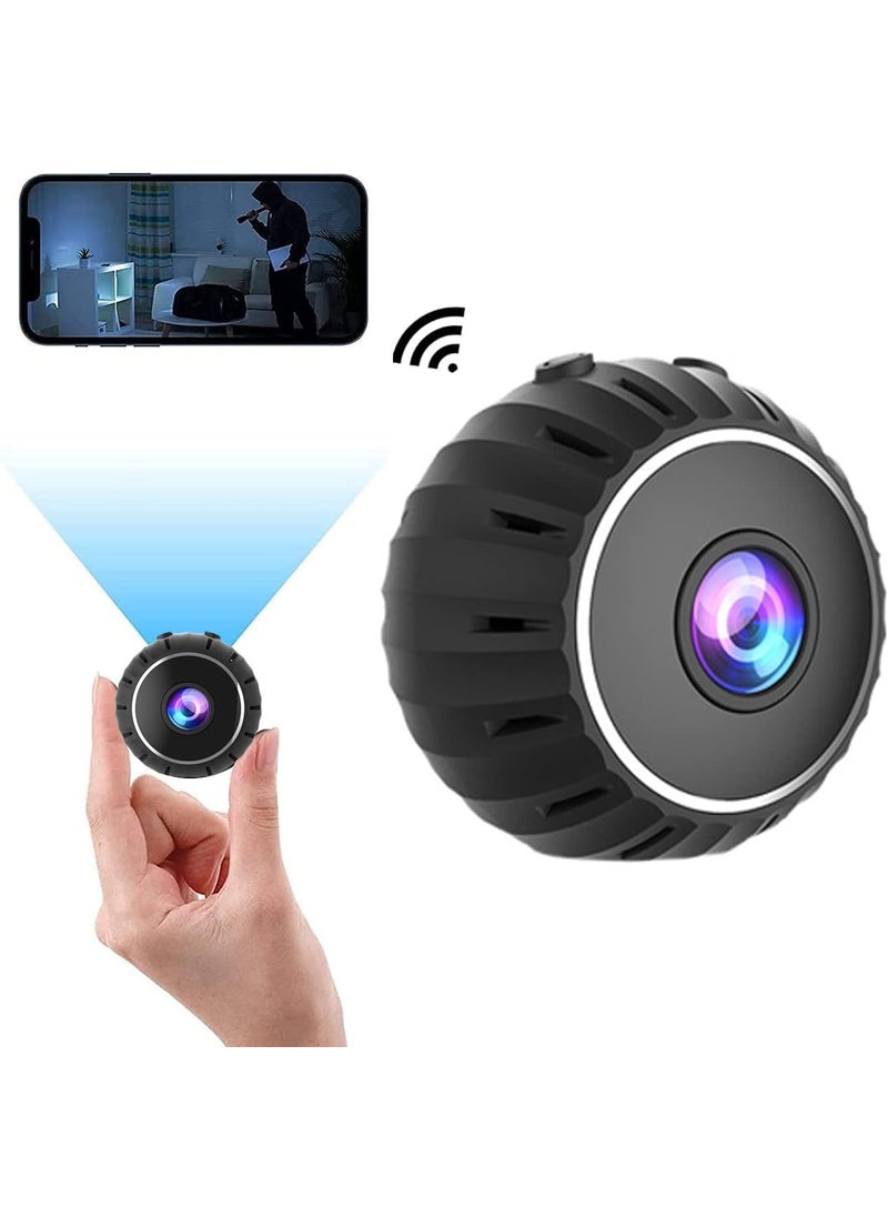 Asleesha 4K WiFi Mini Camera 1080P HD Mini Wireless Smallest Security Cameras with App Micro Nanny Camera Motion Secret Surveillance Cameras for IndoorHome