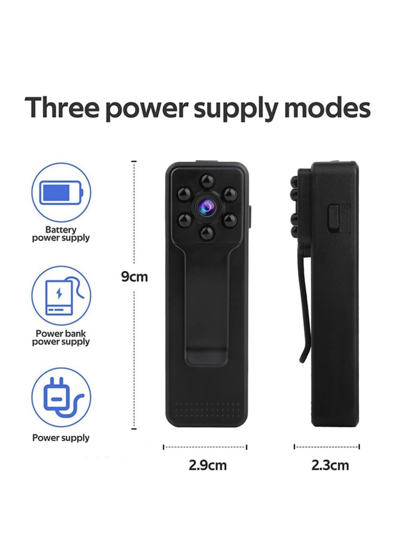 CAMLEIGH Secret Pocket Body Portable Recorder for HomeOffice Security Ultra HD 1080p Camera with Indoor Outdoor Audio and Video Recording Upto 5 Hours Battey Backup Non WiFi Camera Pocket Camera
