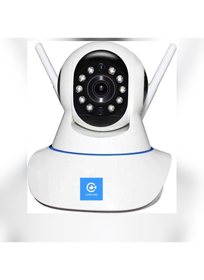 LOOK CAM Indoor 360 1080P Full HD Security IP Dual Antenna WiFi Camera 360 Two Way Security Camera