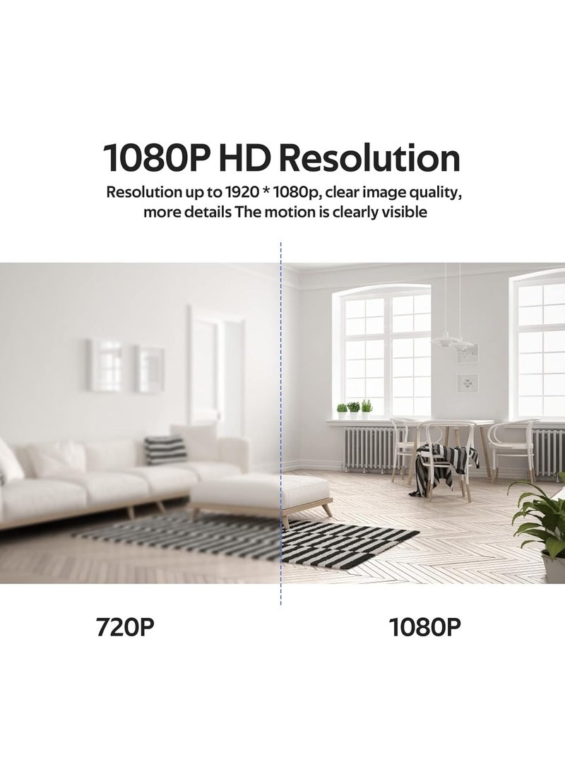 TECHNOVIEW Wearable Mini Body Camera 1080p Video Audio Recorder Motion Activated Night Vision Indoor Outdoor Spy Pocket Body Camera for Home and Office with Free 64GB Memory Card Non WiFi