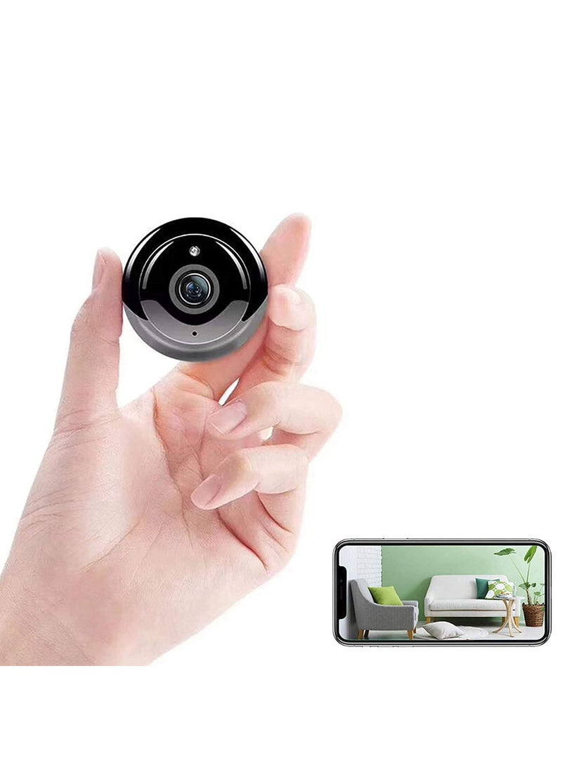 MSTECH Full HD 1080p WiFi Camera 2Mp IP Security Camera Surveillance Hd Audio Video Recording Two Way Audio Motion Detection Night VisionSmall Size Black