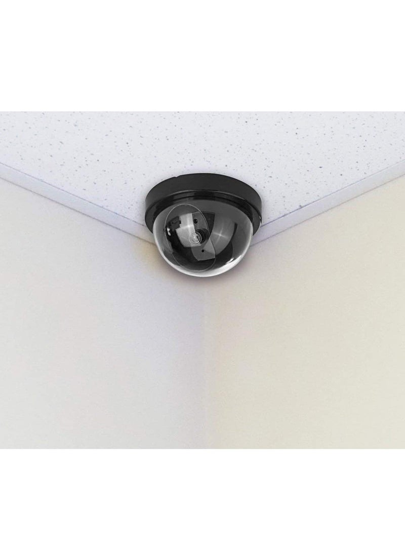 Avenn Dummy Security Camera with Blinking Flashing Red Led Light Indication Fake CCTV Dummy Wired Dome Camera for Home or Office Security 4