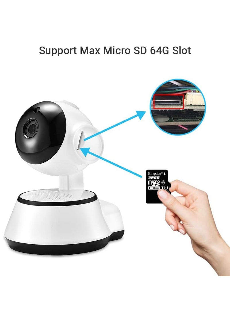 SNARIYOVSN 1080p HD Bulb Light Wireless IP Camera Fish Eye 360 Degree Panoramic Mini Lamp IR CCTV Home Security Camera White S3 Outdoor Camera68
