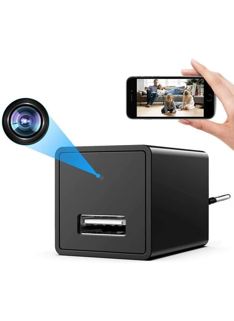 SKY HUB Charger Camera HD 1080P USB Charger Type Camera Home Security Camera Support Upto 128GB Memory Cards Continuous Motion Based Recording Ideal for HomeOffice