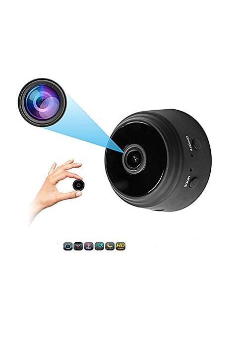 CAMLEIGH Spy WiFi Magnet Camera 1080P HD Hidden Camera Small Wireless Home Security Surveillance Cameras with Night Vision Black