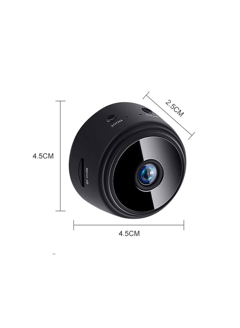 TECHNOVIEW CCTV Security System High Focus Lens Spy Magnet Camera Mini WiFi Magnetic Live Stream Low Light Vision IP Wireless 1080P Audio Video Hidden Nanny Indoor Camera for Home Offices Security