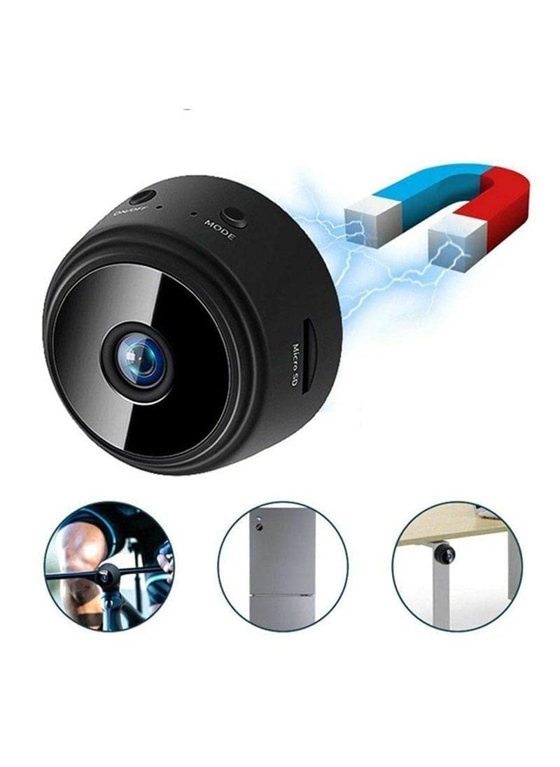TECHNOVIEW CCTV Security System High Focus Lens Spy Magnet Camera Mini WiFi Magnetic Live Stream Low Light Vision IP Wireless 1080P Audio Video Hidden Nanny Indoor Camera for Home Offices Security