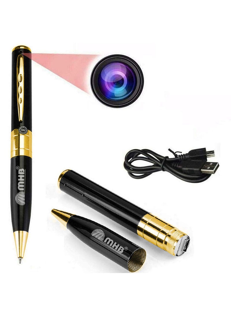 m mhb HD Small Security Camera Series1 Hidden Recording Device for Indoor and Outdoor Portable Mini Spy Pen Camera Video Audio Recorder2022 New Version SD Card supportable max 32GB