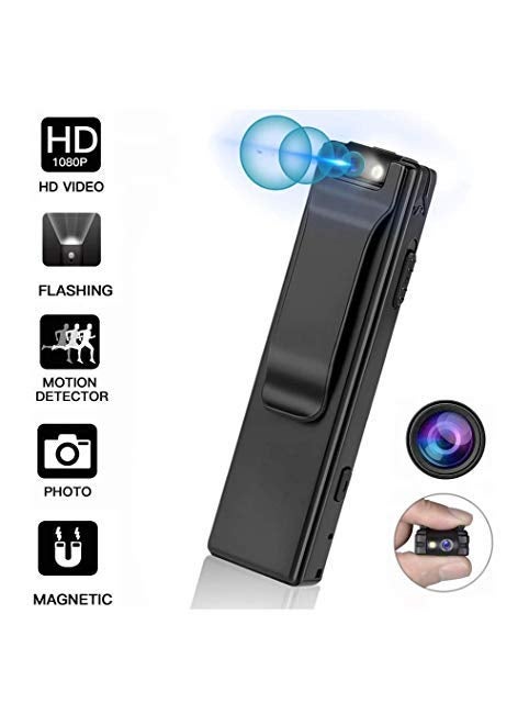 TECHNOVIEW Wireless Non WiFi 1080p 12MP Mini Outdoor Body Security Camera White Light Lamp for Night Vision 4 Hours Working Time with Single Charge A Series Black