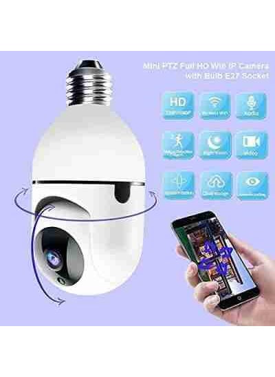 CAMERA DEKHO WiFi Full Ultra HD CCTV Wireless Bulb Camera 1080p Indoor 360 Night Vision Smart Home Sensor Auto Tracking Smart Motion Human Detection and Alarm Two Way Audio Remote Viewing_133_131