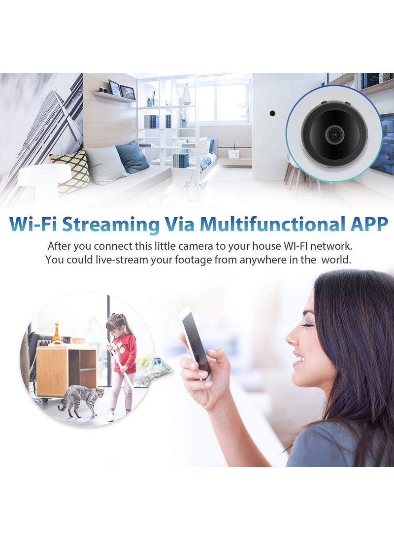 TERXA Wireless A9 Mini Battery IP Ball Camera with HD Quality Security System Camera for HomeOfficeSecurityIndoor Backup Watch Live Pack of 1Multicolor