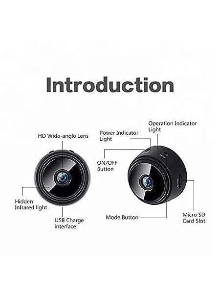 TECHNOVIEW WiFi Security Camera CCTV for Home Outdoor High HD Focus Spy Magnet Mini Spy WiFi Magnetic Live Stream Night Vision IP Wireless 1080P Audio Video Hidden Nanny Camera