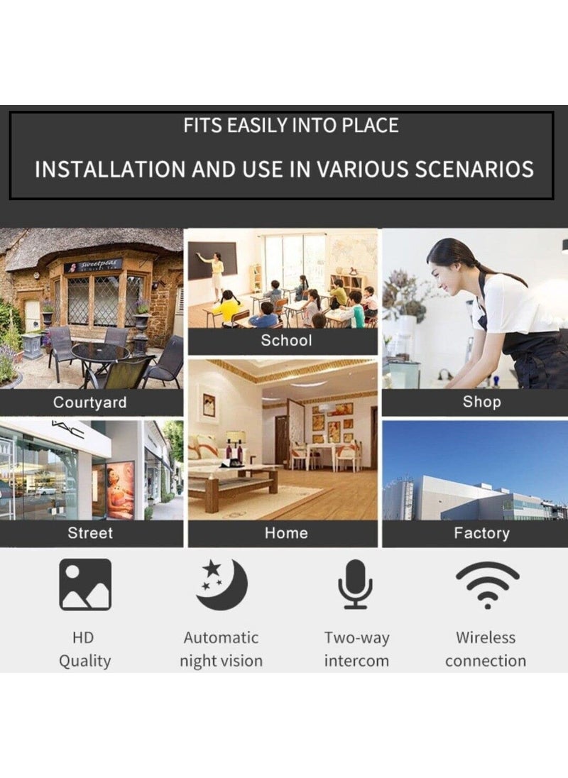 SIOVS 1080P WiFi Dome V380pro 2MP CCTV H265 Digital PTZ Wireless Camera Night Vision Hidden IndoorOutdor Security Camera