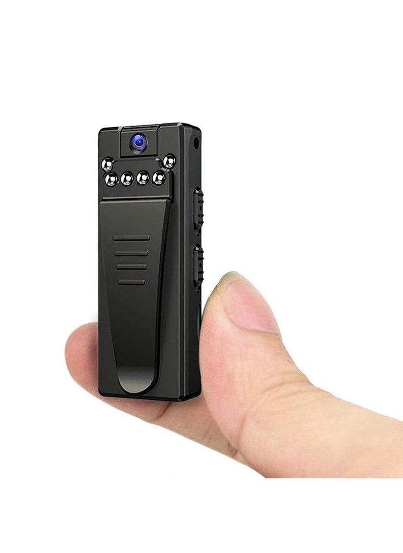 TECHNOVIEW Portable Small VideoAudio Micro Pocket DVR with 6 IR Cop Camera Night Vision Full HD 1080p with Pocket Clips Wearable Body Camera Recorder Indoor Outdoor
