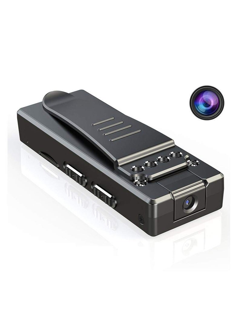 TECHNOVIEW Full HD Portable Camera 1080P Indoor Outdoor Camera Portable Device with Night Vision VideoAudio Recording WearableSecurity Camera for Home Office Meetings Non WiFi