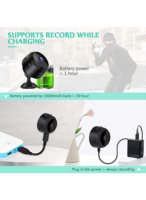VENDICS Mini WiFi magnatic Camera