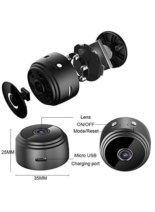 VENDICS Mini WiFi magnatic Camera