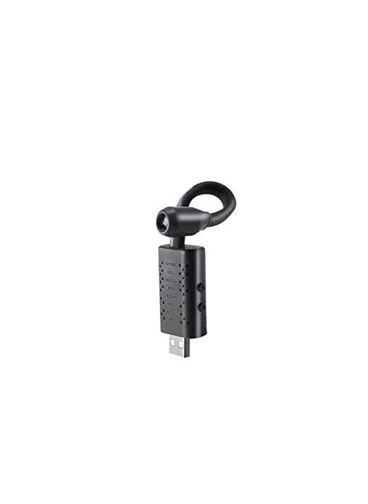 Favone Mini HD 1080p HD USB Universal Interface Flexible Neck CameraWide Angle Live View on Mobile AppMotion Detection Alarm WiFi SpyHidden USB WiFi Camera Upto 128GB Card not Included