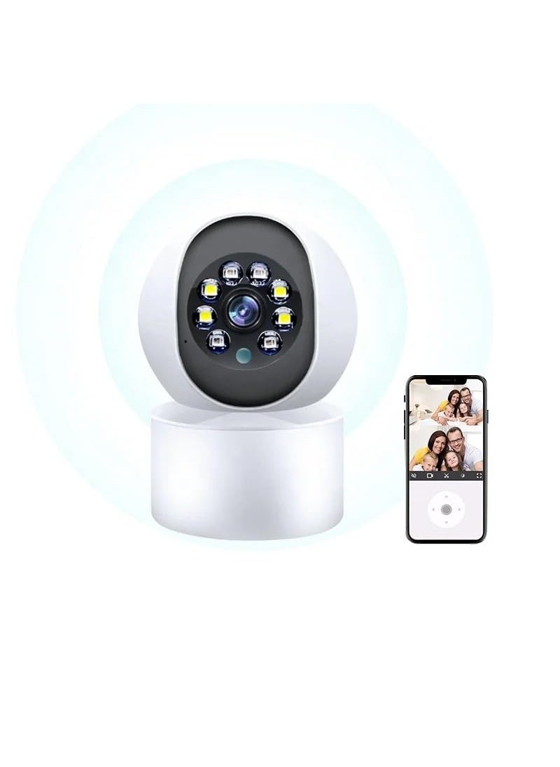 Pelupa Wireless WiFi Indoor CCTV Security PTZ IP Camera 3MP Carecam Pro Two Way Audio Full Color Cam WiFi Network IP PTZ Camera