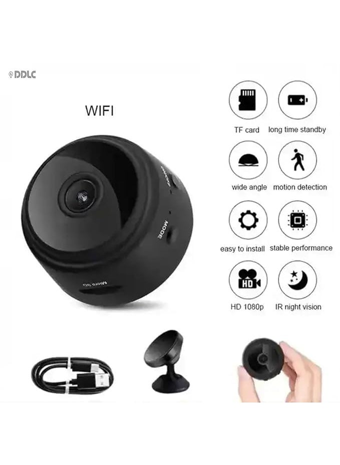 SKY HUB Full HD 1080P Mini WiFi Magnetic Camera Infrared Night Vision Wireless IP Mini Camera with Motion Detection