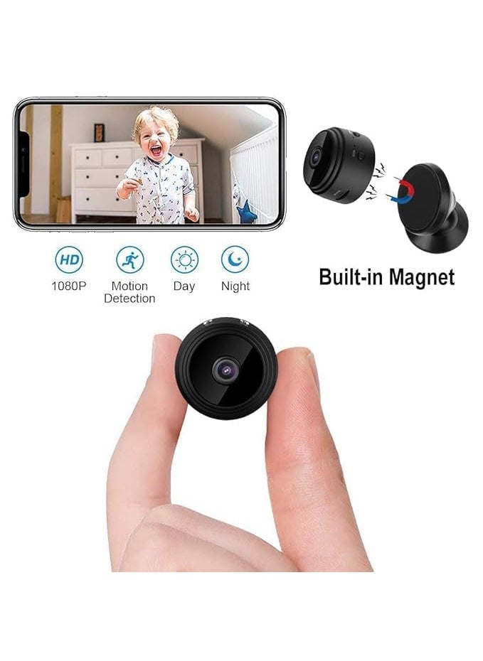SKY HUB Full HD 1080P Mini WiFi Magnetic Camera Infrared Night Vision Wireless IP Mini Camera with Motion Detection
