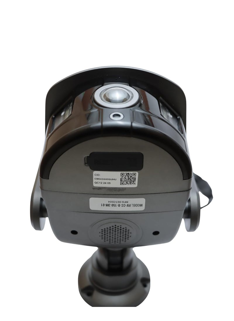 Raptor Vision RVCCB153M01 33MP Dual Light Indoor WiFi Camera with 340 PanTilt FullColor Night Vision and Motion Detection