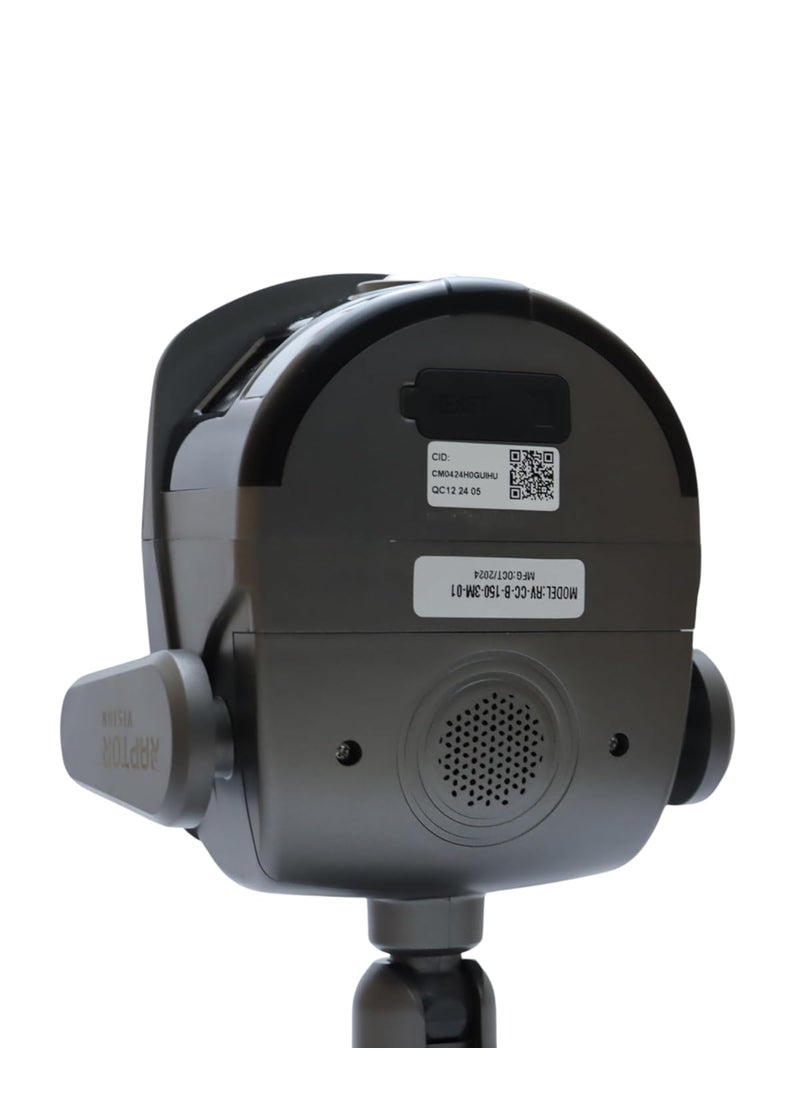 Raptor Vision RVCCB153M01 33MP Dual Light Indoor WiFi Camera with 340 PanTilt FullColor Night Vision and Motion Detection