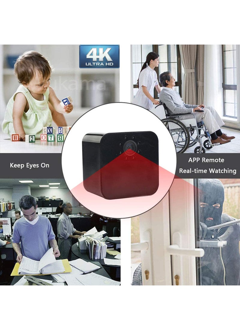 Sekuai 4K Spy WiFi Charger Camera Night Vision HD1080P Hidden USB Wall Charger WiFi Spy Camera for Security Surveillance Motion Detection Surveillance Remote Viewing