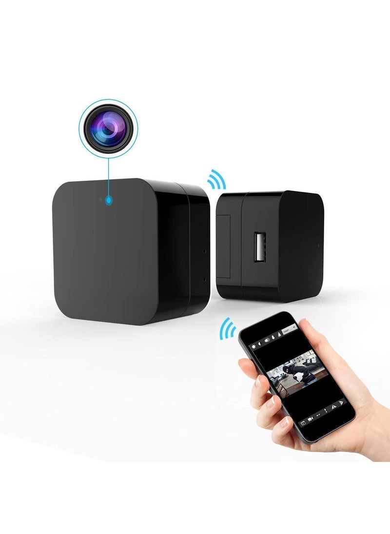 Sekuai 4K Spy WiFi Charger Camera Night Vision HD1080P Hidden USB Wall Charger WiFi Spy Camera for Security Surveillance Motion Detection Surveillance Remote Viewing