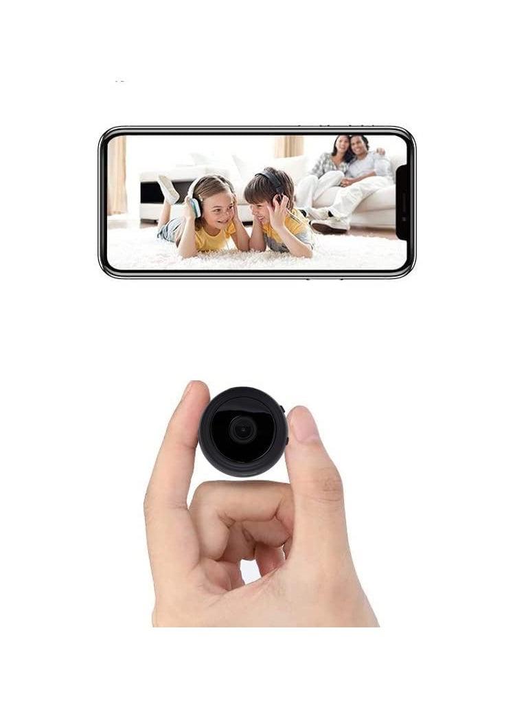 TECHNOVIEW Spy HD Plus Wireless WiFi Camera 2 Mp Video Audio Recording Watch Live Indoor Security IP Camera for Home Motion Detection Low Light Night Vision MiniA9Wifi