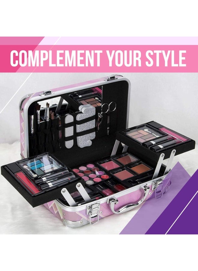 Ver Beauty Starter Carry-All Teen Makeup Kit Gift Set, Pink, 1 Count
