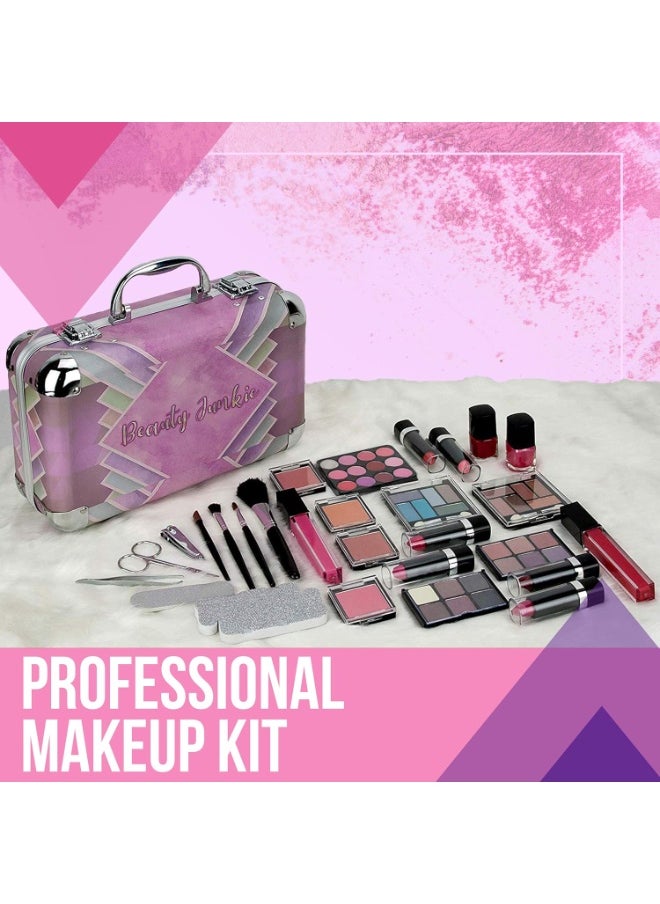 Ver Beauty Starter Carry-All Teen Makeup Kit Gift Set, Pink, 1 Count