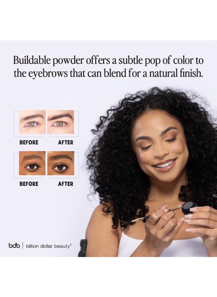 Billion Dollar Brows - Eyebrow Powder - Raven/Black