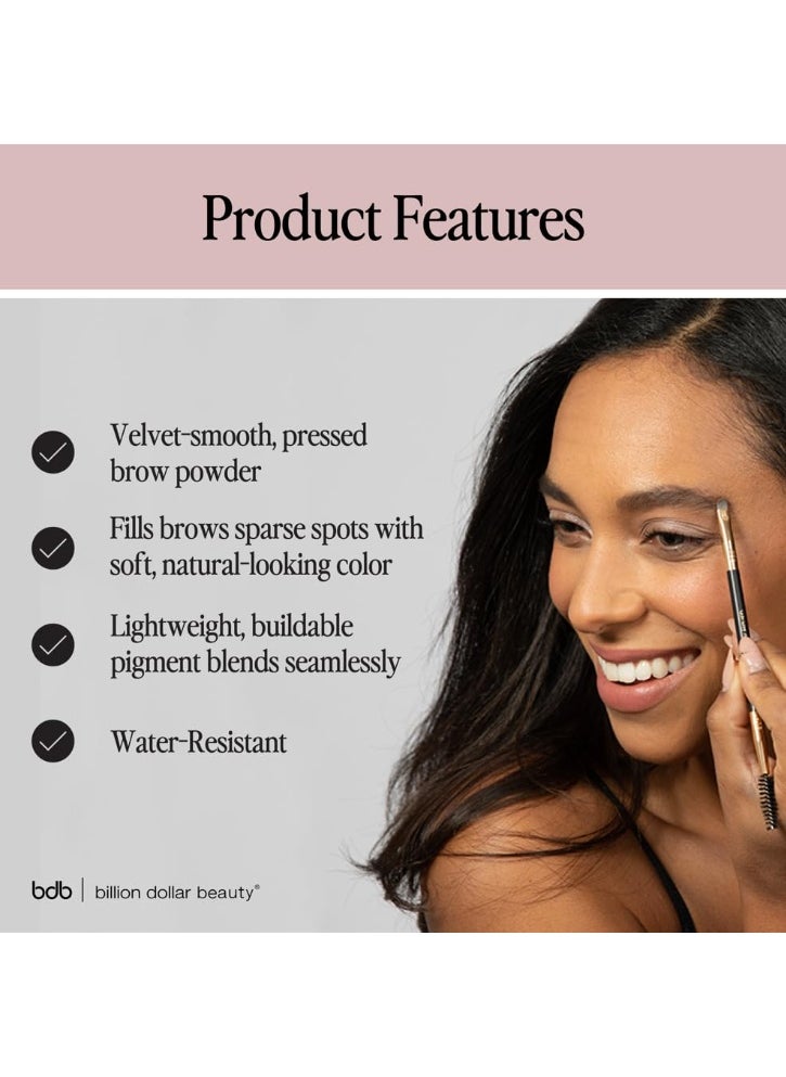Billion Dollar Brows - Eyebrow Powder - Raven/Black