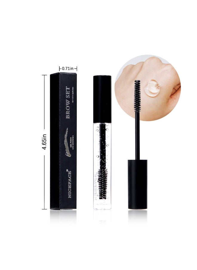 DAGEDA Clear Eyebrow Setting Gel, 2 Pack Brow Fix Gel, Waterproof And Sweat-Proof Eyebrow Repair Liquid Brows Styling Beauty Salon Home Use Makeup, 1.81oz