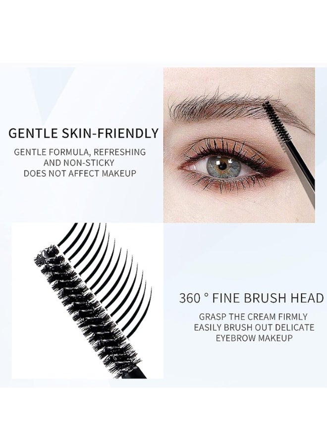 DAGEDA Black Eyebrow Setting Gel, 2 Pack Brow Fix Gel, Waterproof And Sweat-Proof Eyebrow Repair Liquid Brows Styling Beauty Salon Home Use Makeup, 1.81oz
