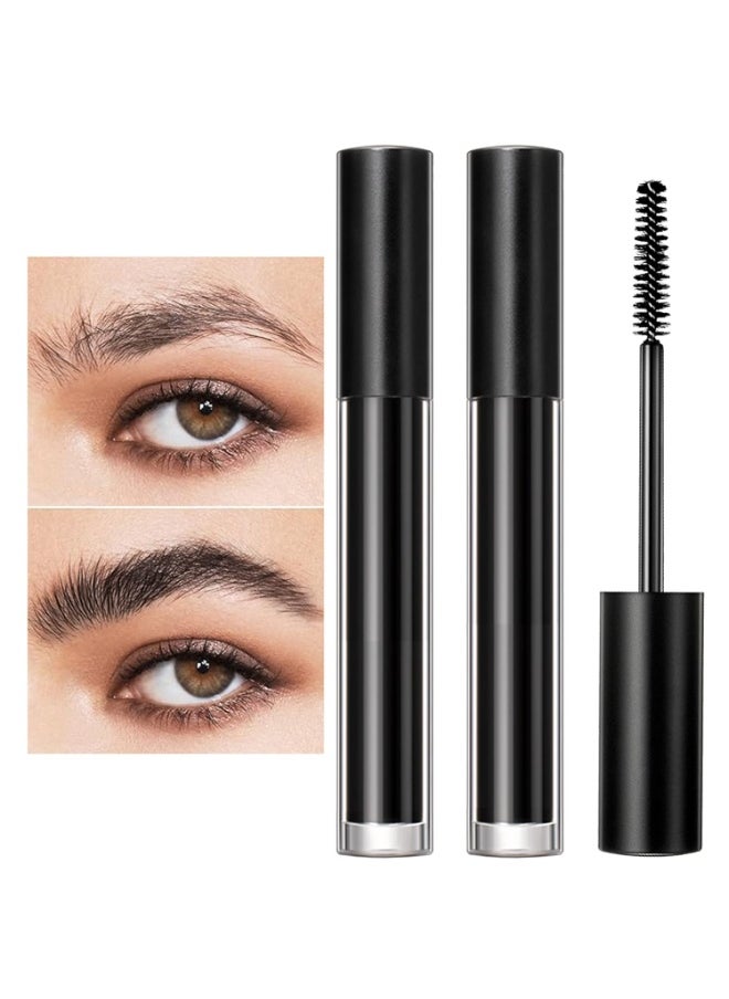 DAGEDA Black Eyebrow Setting Gel, 2 Pack Brow Fix Gel, Waterproof And Sweat-Proof Eyebrow Repair Liquid Brows Styling Beauty Salon Home Use Makeup, 1.81oz