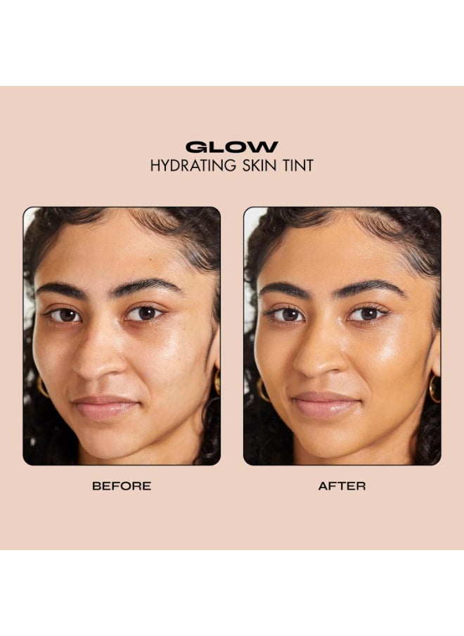 Milani Glow Hydrating Skin Tint - Medium to Dark, Dewy Finish, Light Coverage, Cruelty Free
