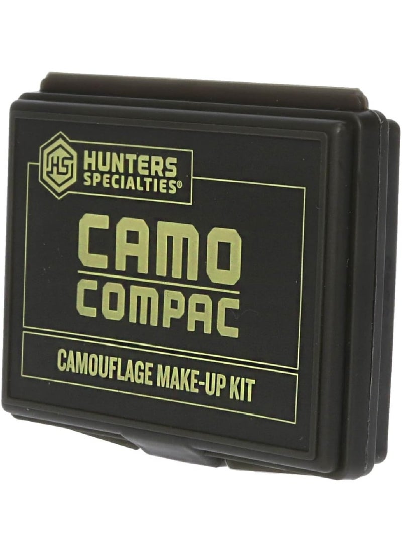 Hunters Specialties Camo-Compac 3/4/5 Color Makeup Kit - Pocket Size Long-Lasting Easy-to-Use Concealment Makeup for Hunting