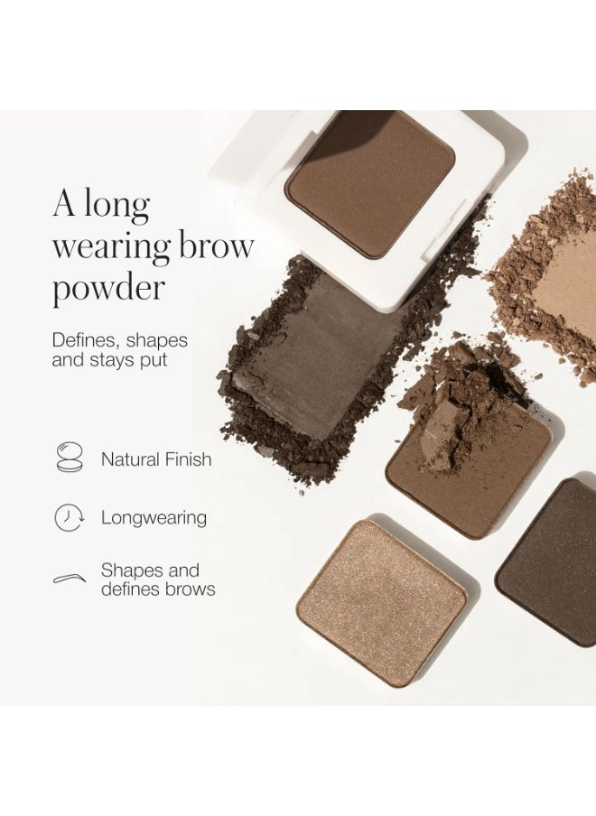 RMS Beauty Back2Brow Powder, Eyebrow Powder in Taupe Light Brown & Blonde Eyebrow Color, Auburn & Brown Brow Powder, Brown & Black Eyebrow Makeup, Eyebrow Palette, Eyebrow Filler