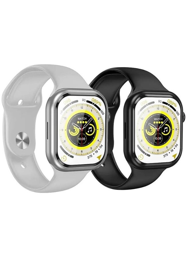 Smartwatch HOCO Y23 Sports Calling Edition – 2.02-inch Smooth Touch Screen, Bluetooth V5.0, Heart Rate & Sleep Monitoring, Physical Activity Tracker, Sedentary Reminder – White, Waterproof Smartwatch for Fitness, Calls, and Notifications