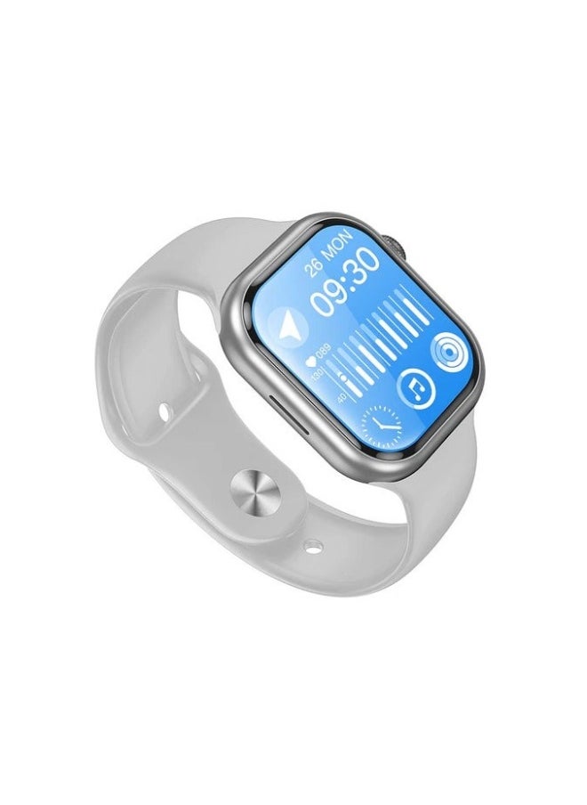 Smartwatch HOCO Y23 Sports Calling Edition – 2.02-inch Smooth Touch Screen, Bluetooth V5.0, Heart Rate & Sleep Monitoring, Physical Activity Tracker, Sedentary Reminder – White, Waterproof Smartwatch for Fitness, Calls, and Notifications