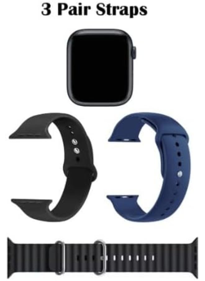Super Mini Ladies Special Smart Watch With Three Set Strap With Wireless Charging