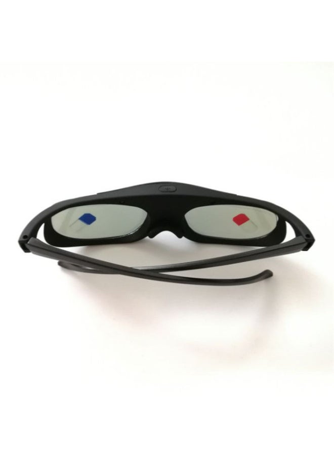 DLP Active Shutter 3D Glasses Suitable For Polar Rice Nut Acer Otu Code Lixun 3D Projector-Color:Black Neutral